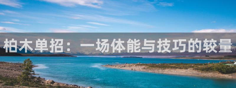 柏木单招：一场体能与技巧的较量